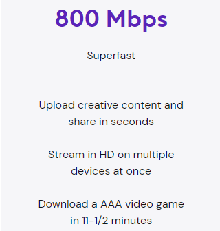 800 Mbps